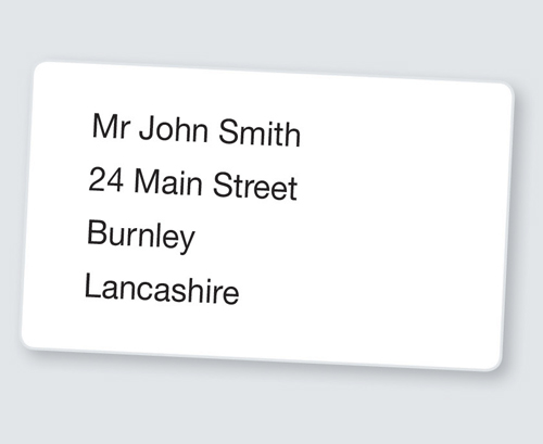 Address Label Printing Example