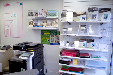 Inside the Nu-Age Print & Copy Shop
